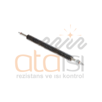 Serpantinli Çubuk Isıtıcı 750W 220V Q:8,5mm L:40cm Tek tarafı rekorlu